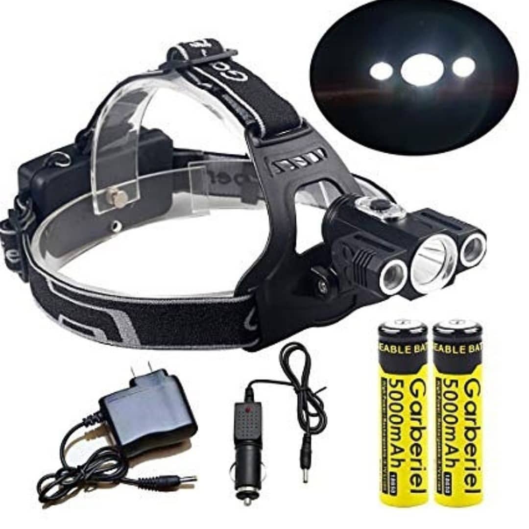 چراغ پیشانی گلاری سه لامپ